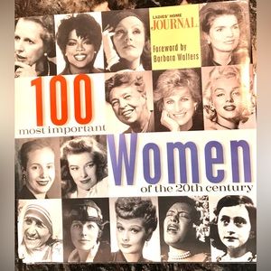 100 most important women of 20th century hardcover book